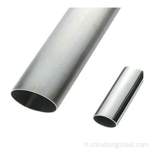 410 tubo di corrimano tubo ovale in acciaio inossidabile